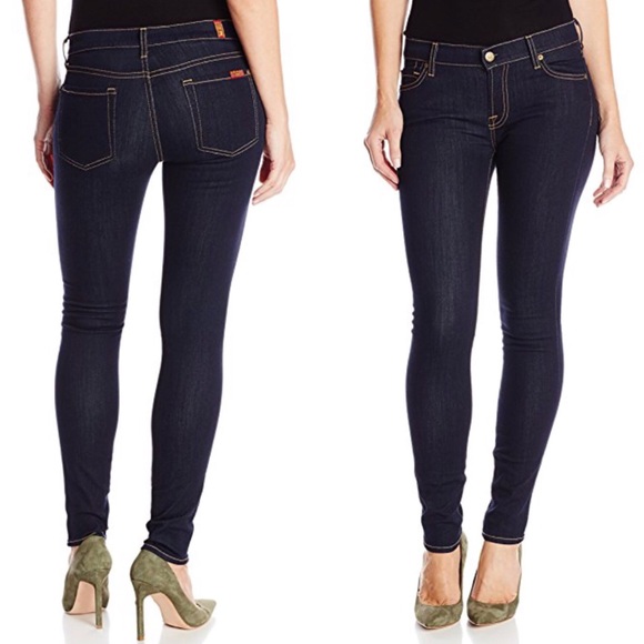 7 For All Mankind Denim - 7 For All Mankind The Skinny Jeans - Rinsed Indigo
